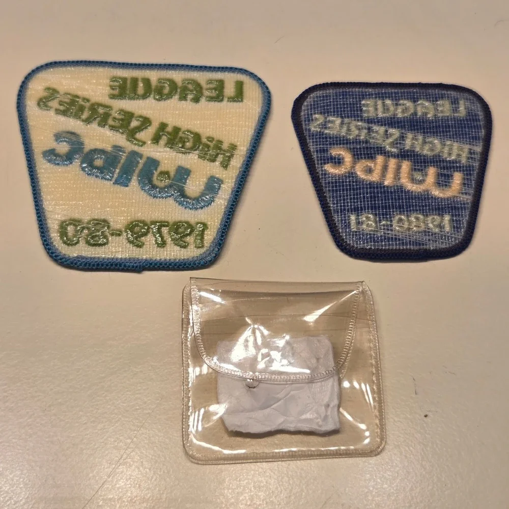 WIBc League High Series Bowling Patches 1979 1980 1981 Pin Award‎